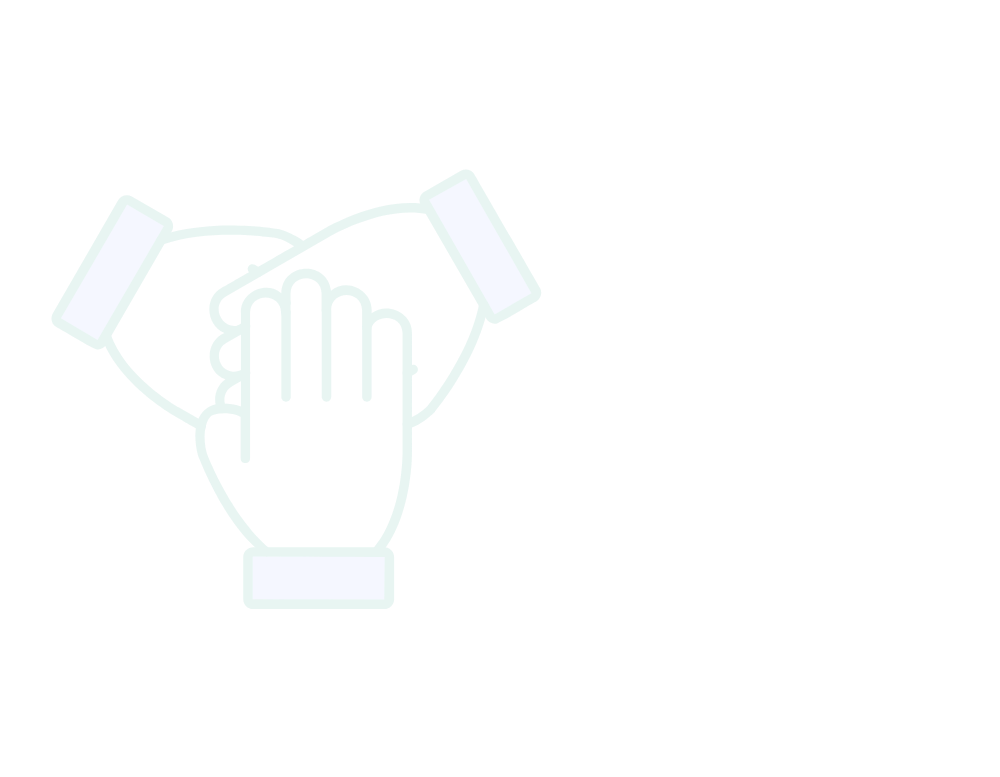 Illustration of two hands washing with soap lather.