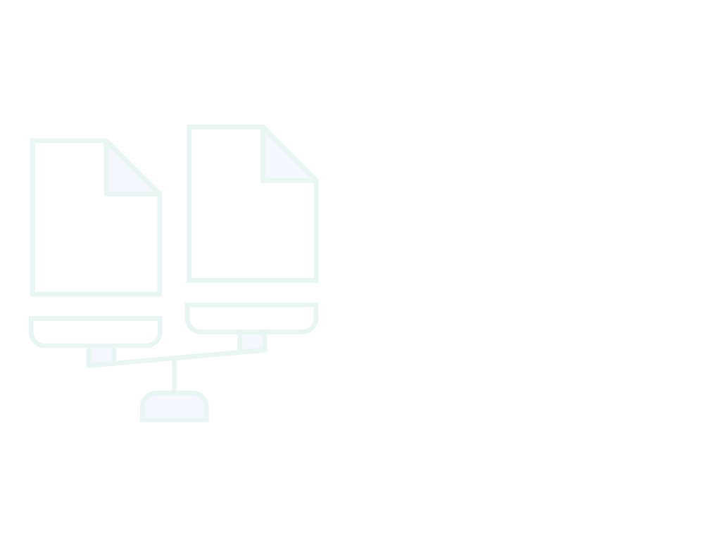 Diagram of two computer monitors connected to a network switch.