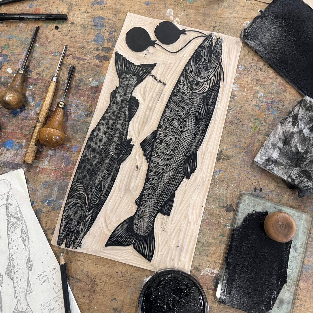 Lino Printing Shading & Contrast - 5th September 10am - 1pm