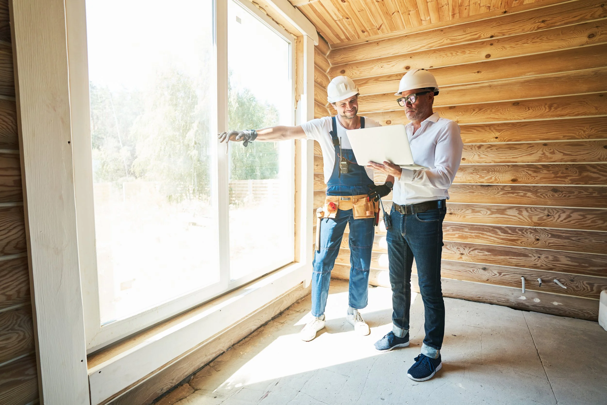 Home Builders in new construction site