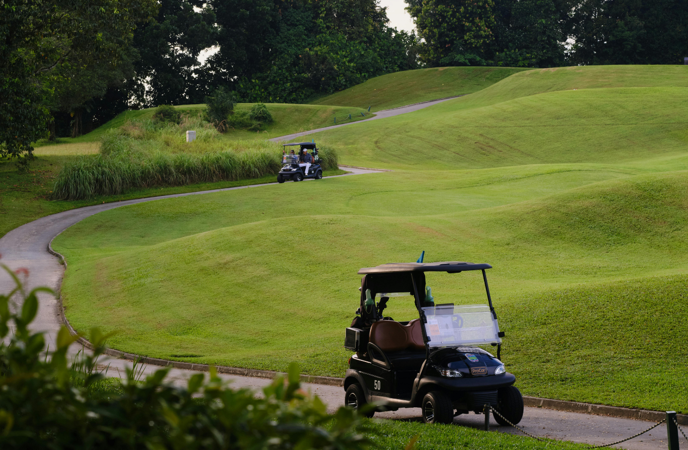 Carts on Golf Course