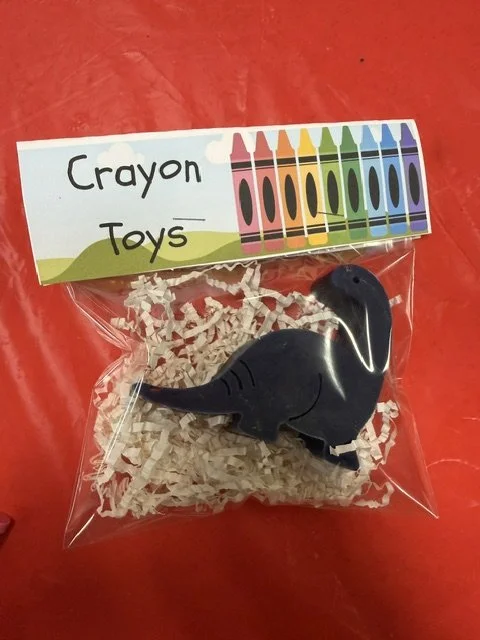 Long Neck Dinosaur Crayon Toy