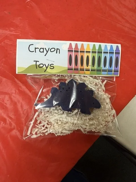 Stegosaurus Crayon toy