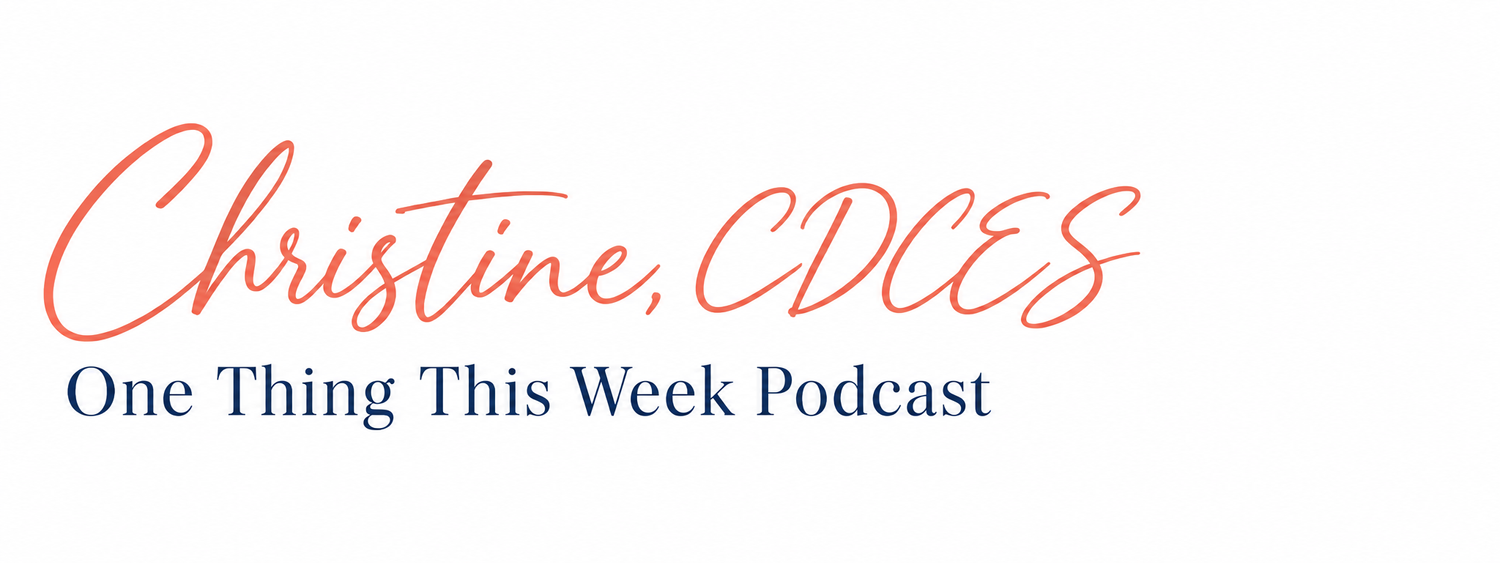 One Thing This Week 