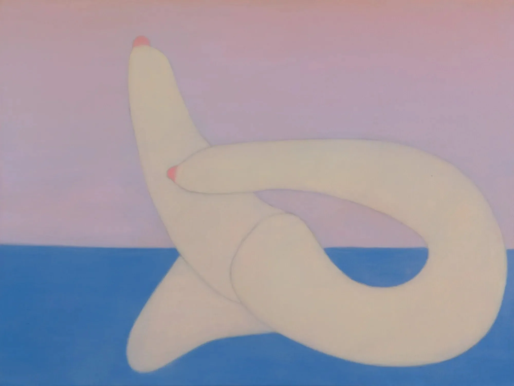 « Sans titre n°2 », acrylique sur toile, Julia Scalbert