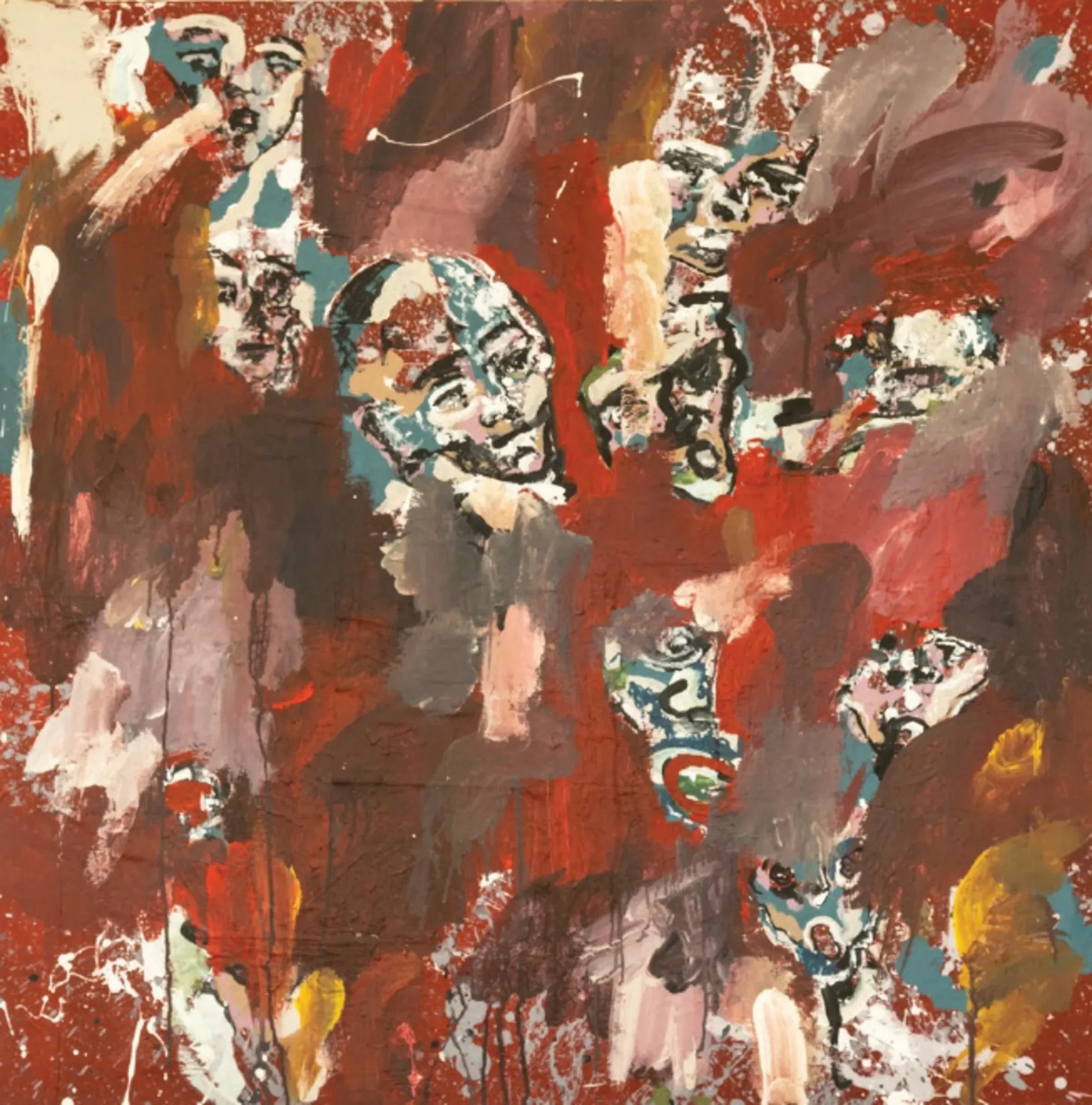 « Personas », acrylique sur toile, Inès Benaissa