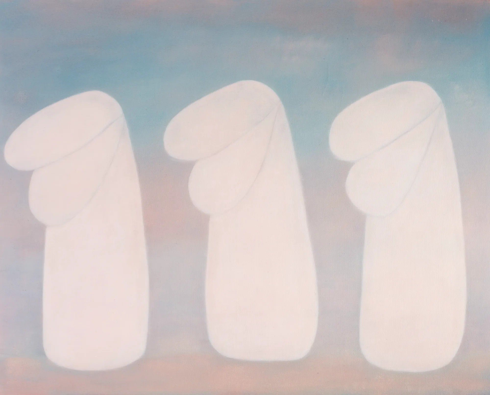 « Sans titre n°9 », acrylique sur toile, Julia Scalbert