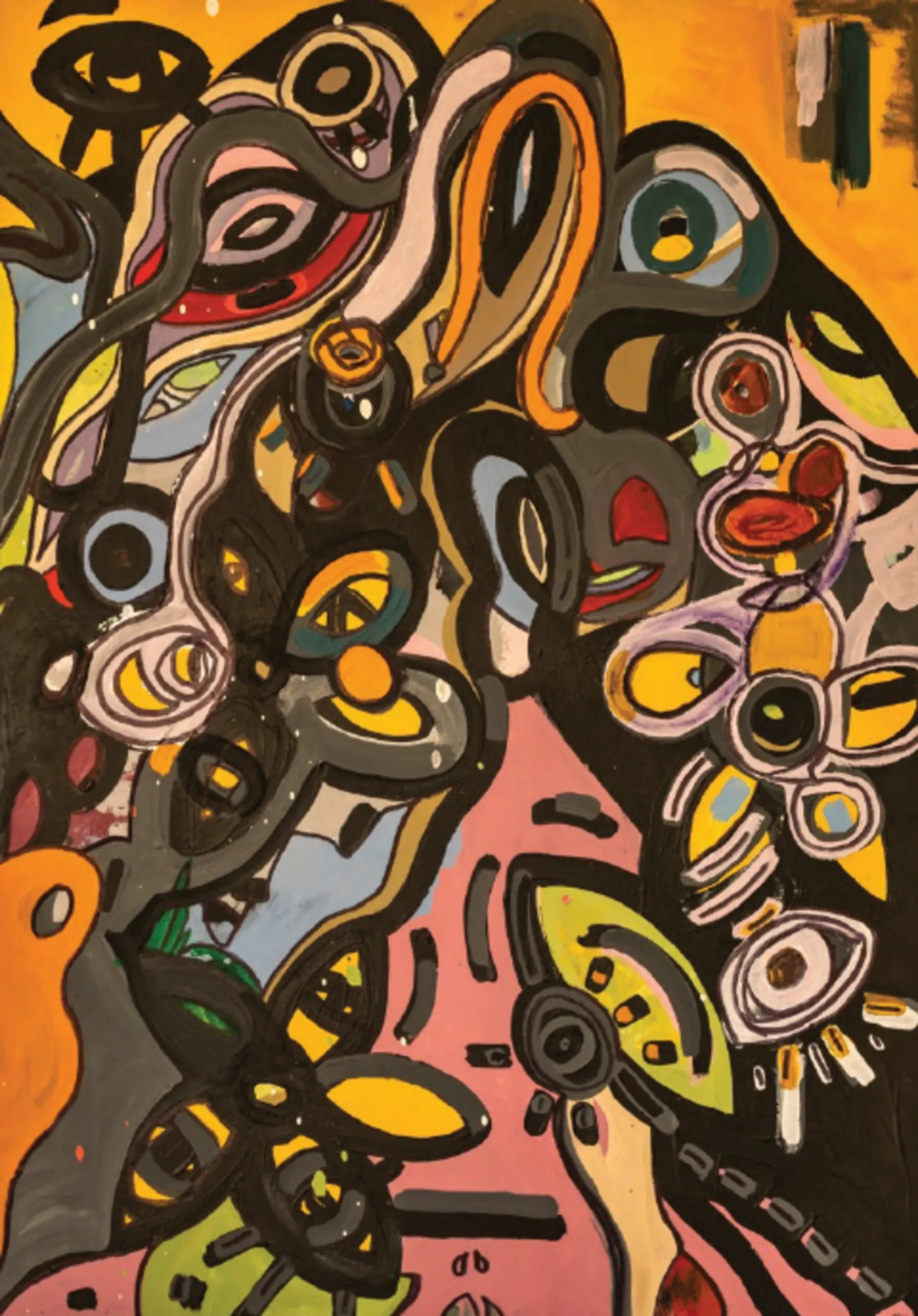 « Gaia, Mother Nature », acrylique sur toile, Inès Benaissa