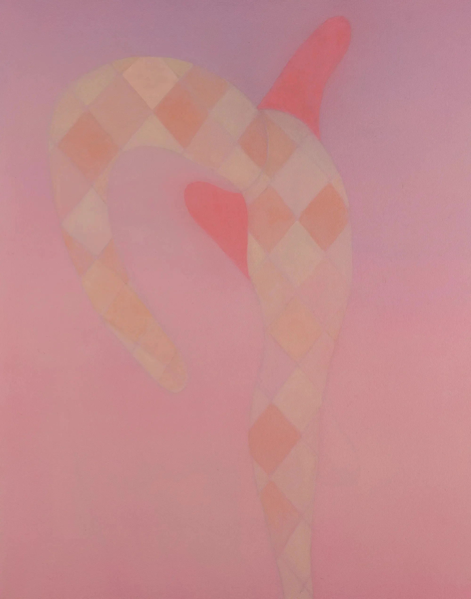 « Sans titre n°1 », acrylique sur toile, Julia Scalbert