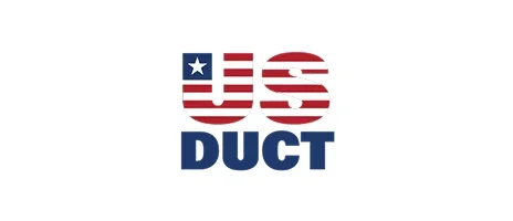 US Duct logo with stylized American flag design in the letters 'US' and the word 'DUCT' underneath.