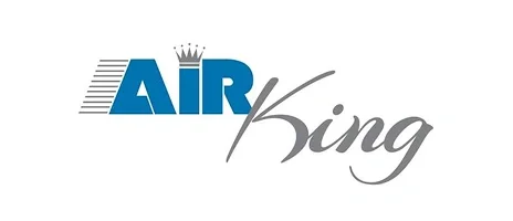 Air King logo with stylized text and a crown above the letter 'A'