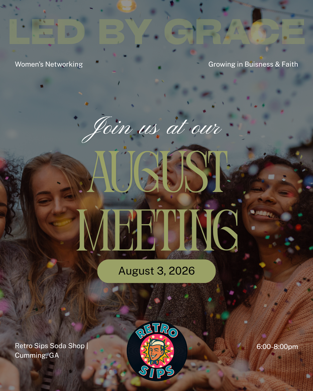 August Gathering | Retro Sips Soda Shop