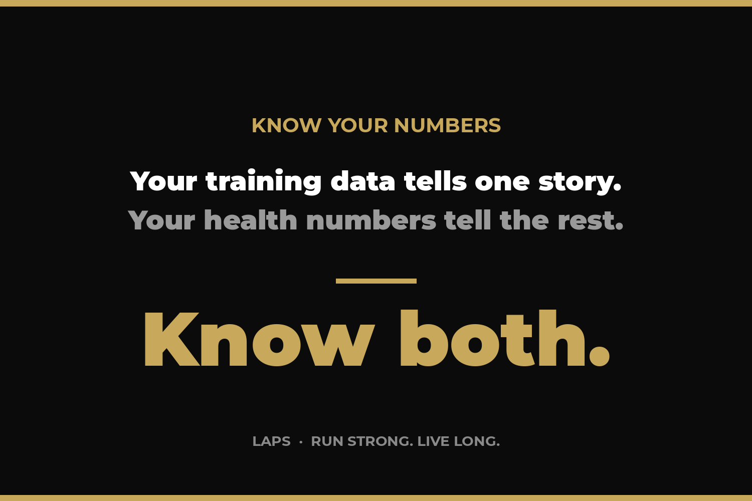 Know Your Numbers