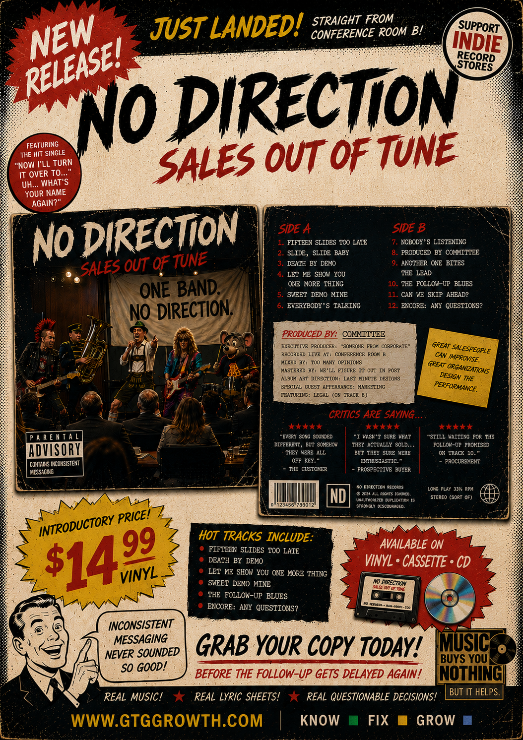 Your sales experience is out of tune