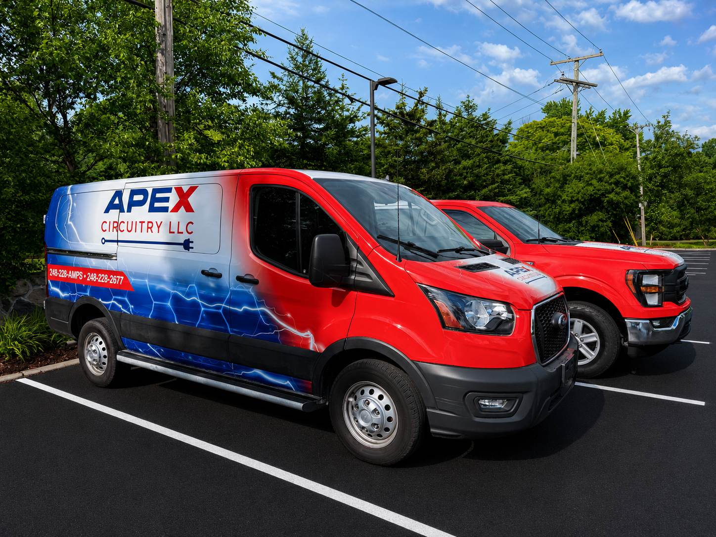 Apex circuitry transportation vans
