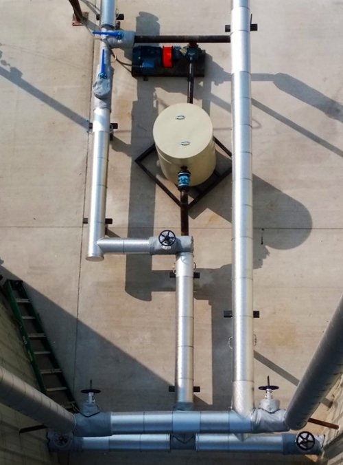 Interconnected Industrial Pipes