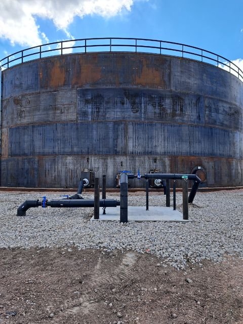 Aging Storage Tank
