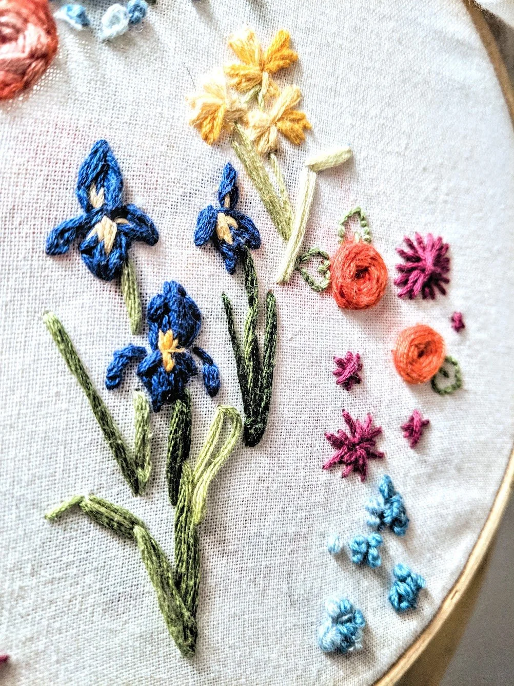 Modern Day Embroidered Sampler