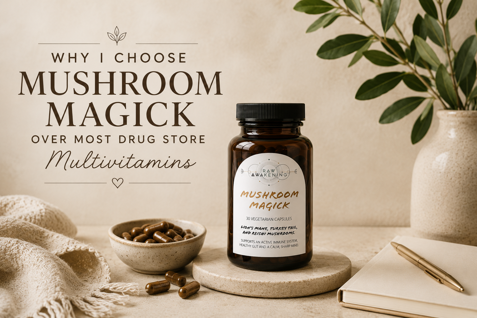 Why I Choose Mushroom Magick Over Most Drug Store Multivitamins