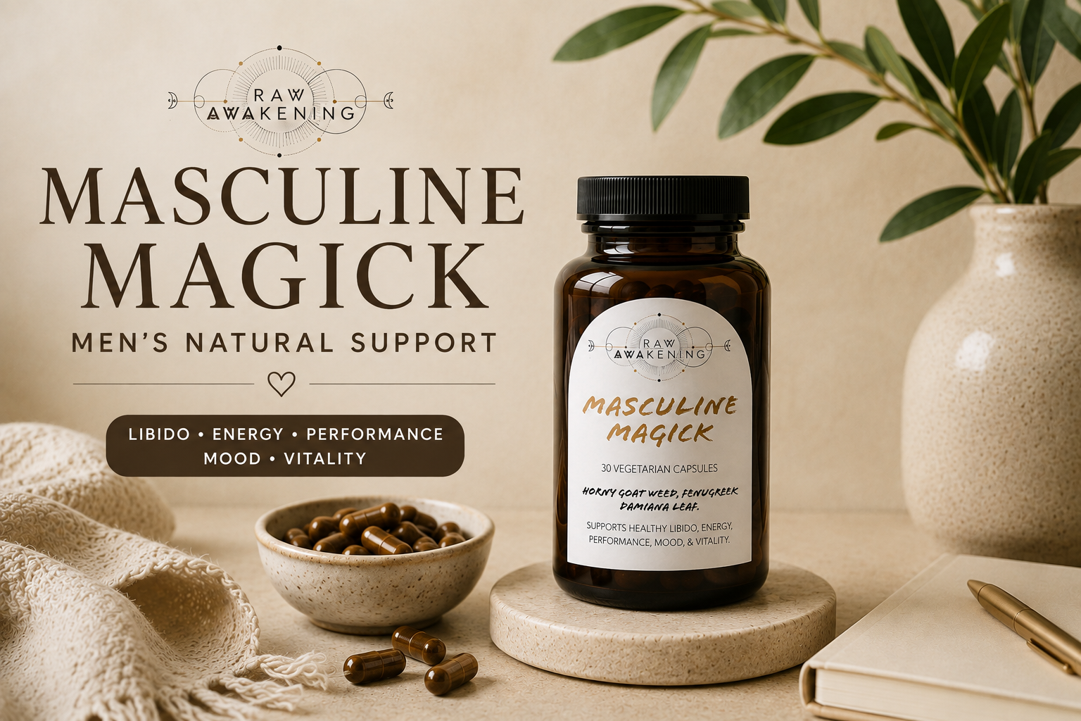 Men's Health Isn't Just About Getting Older: Supporting Energy, Vitality &amp; Hormonal Health Naturally