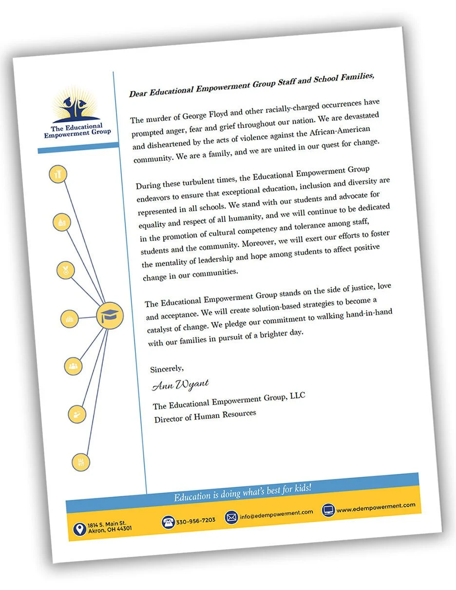 EEG Pledge to Walking Hand-In-Hand With Our Families in Pursuit of a Brighter Day