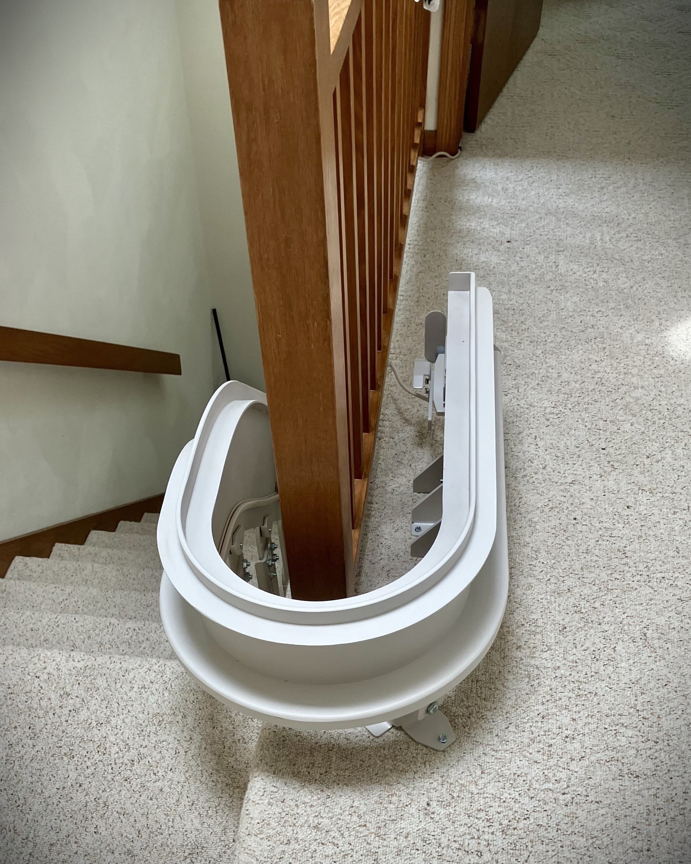 Curved Stairlift Rail