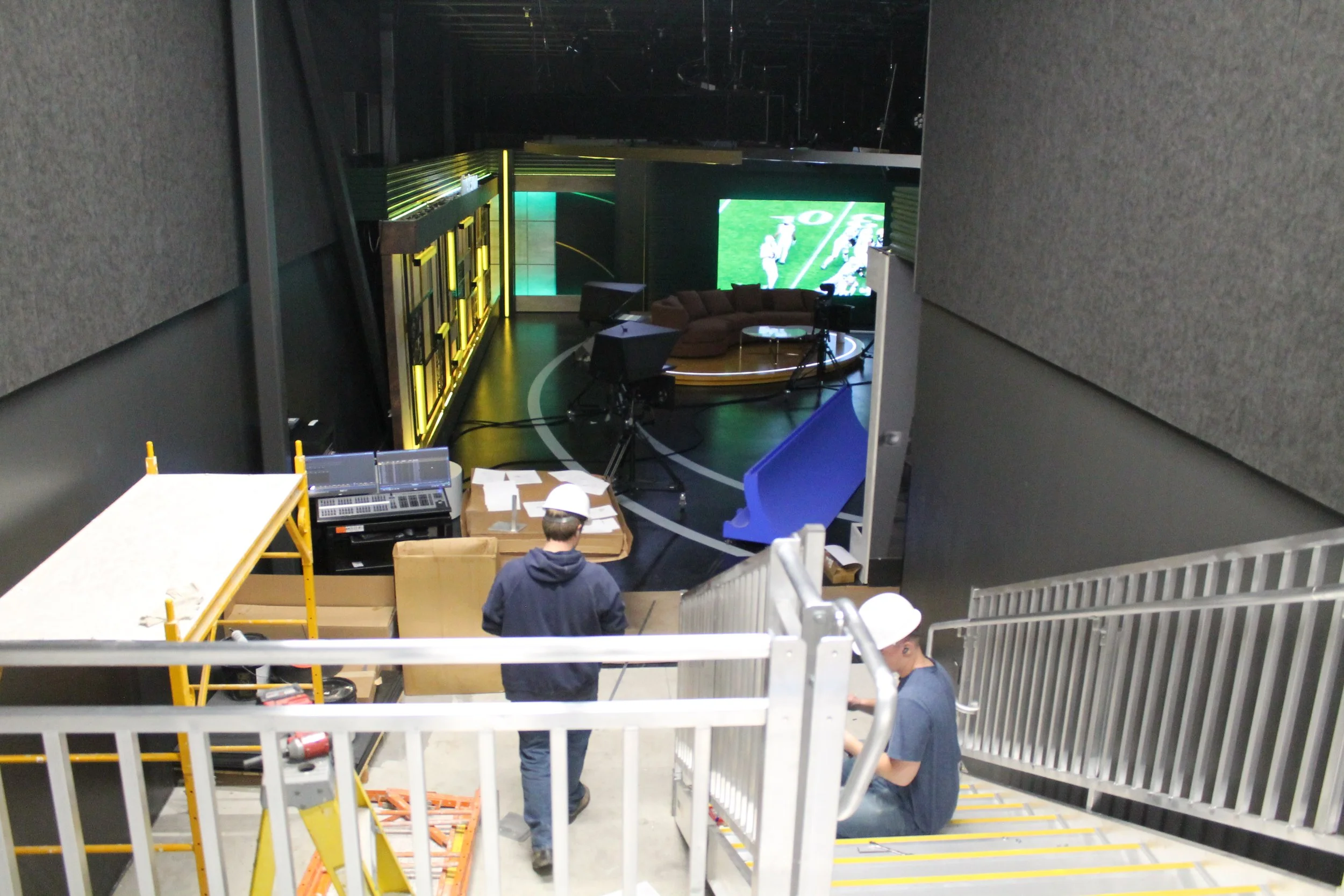 Modular Staircase Install at Lambeau Field
