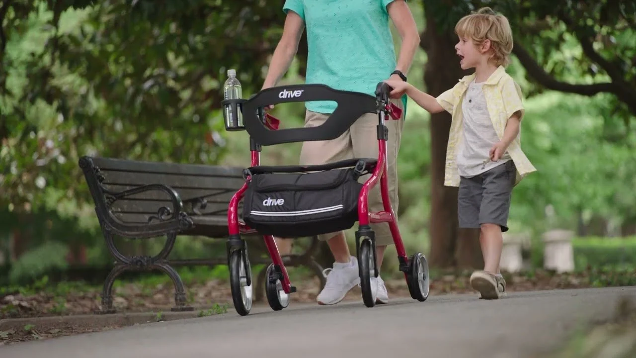Man using Drive Nitro rollator