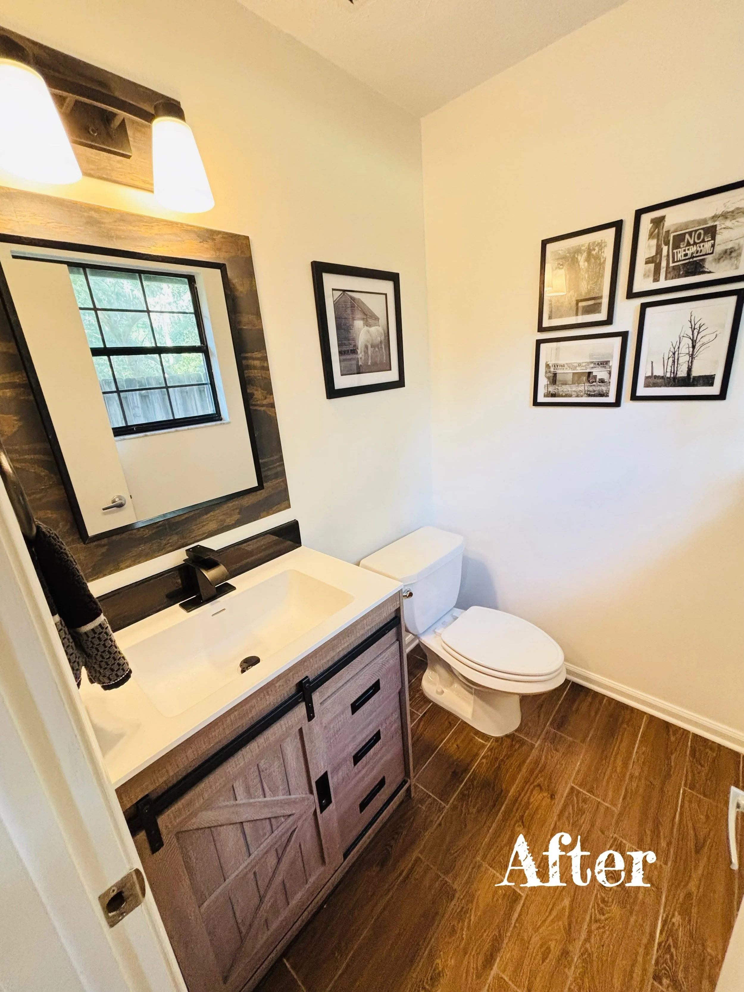Residential Guest bathroom remodel-After