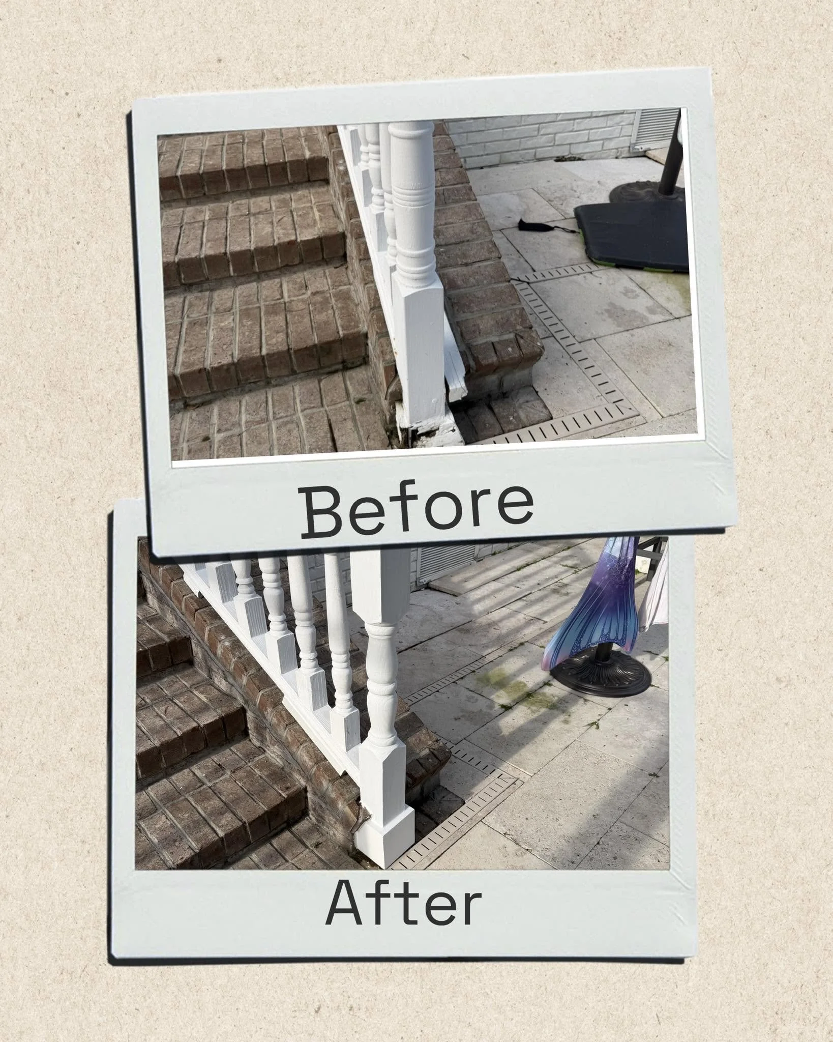 Replacement of an unsafe handrail and post at the home’s entrance.

It’s not the most glamorous project, but protecting your home’s structure and keeping it safe for your family and guests are some of the smartest investments you can make.