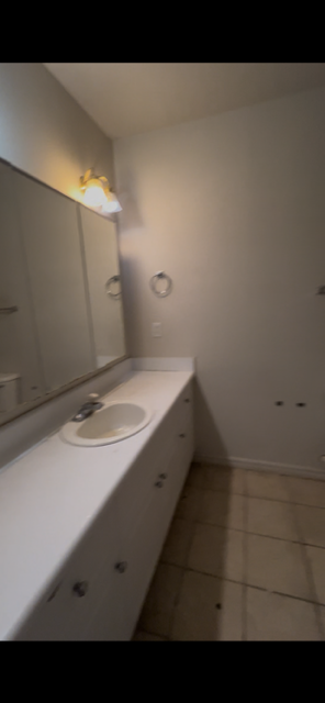 Before picture of primary bathroom