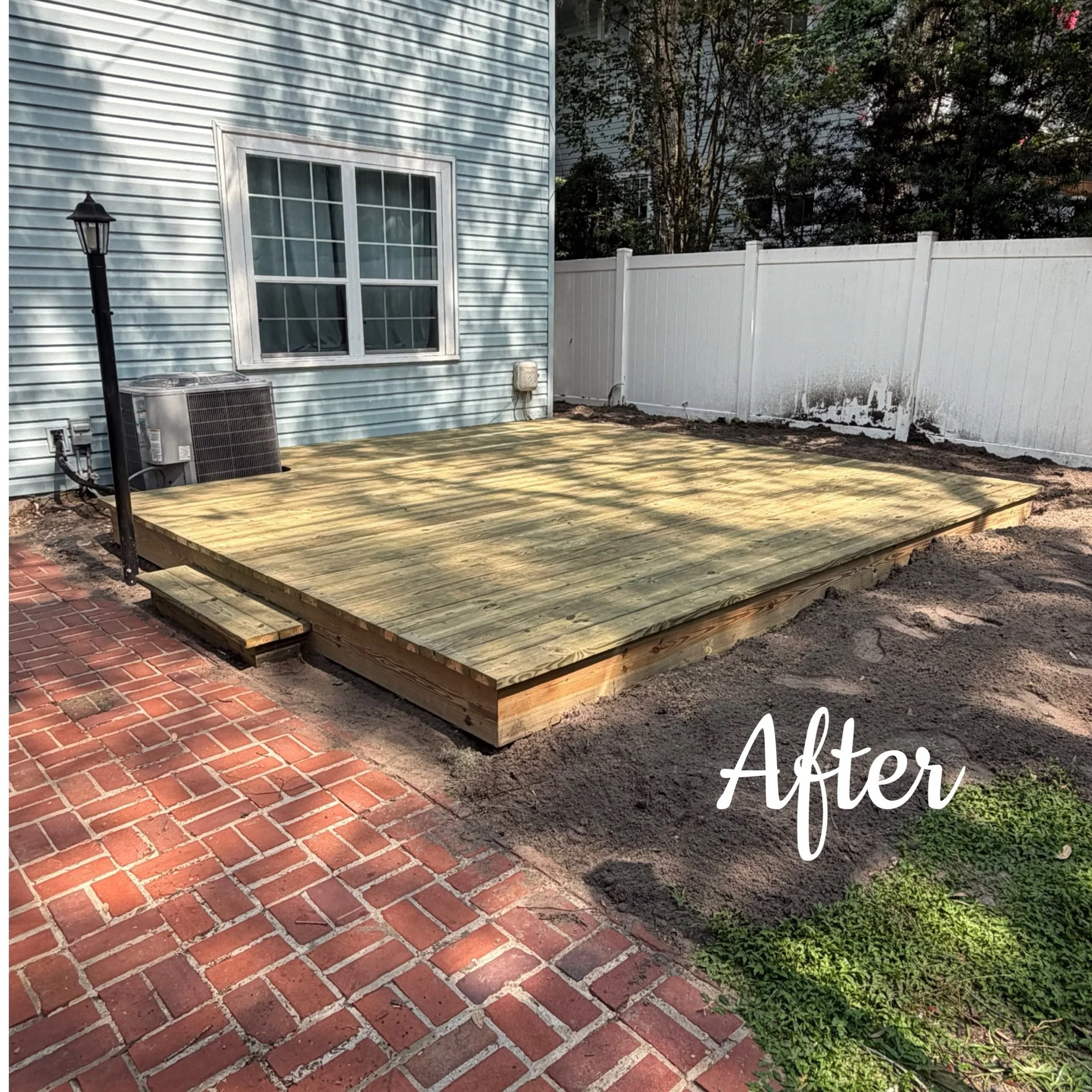 
We gave this San Marco home a whole new outdoor living space with a custom 16x16 deck—perfect for family dinners, morning coffee, and weekends spent outside.