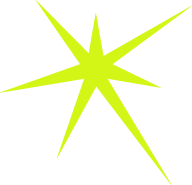Bright yellow green starburst
