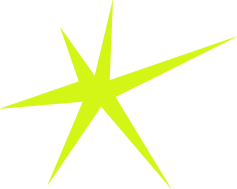 Bright yellow green starburst