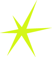 Bright yellow green starburst