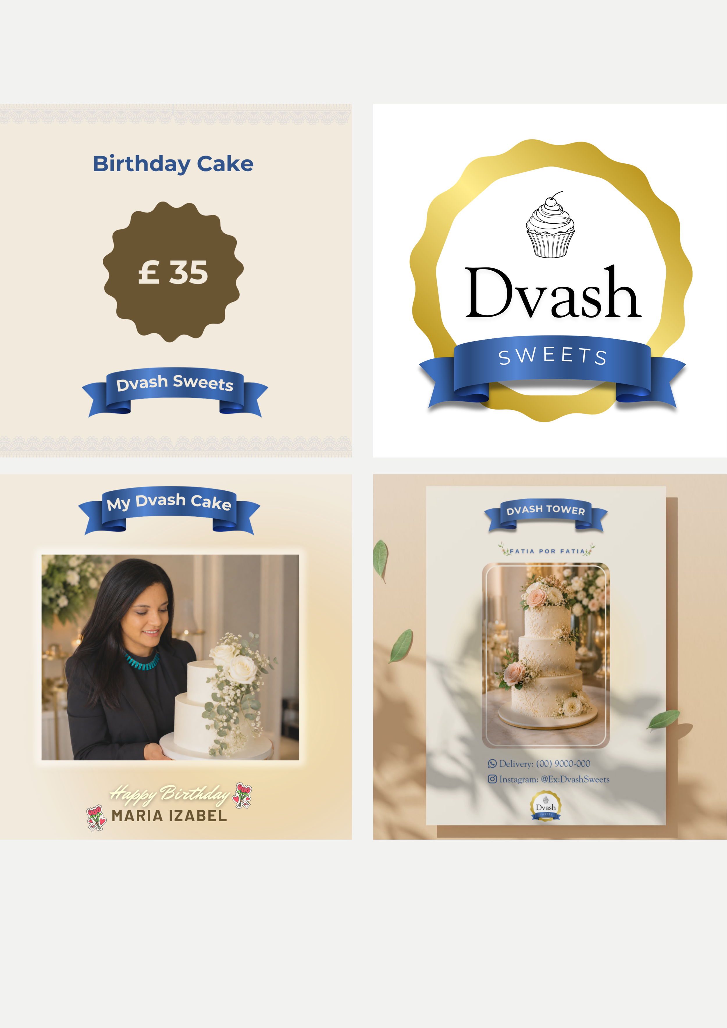 Visual Identity for Cake Shops