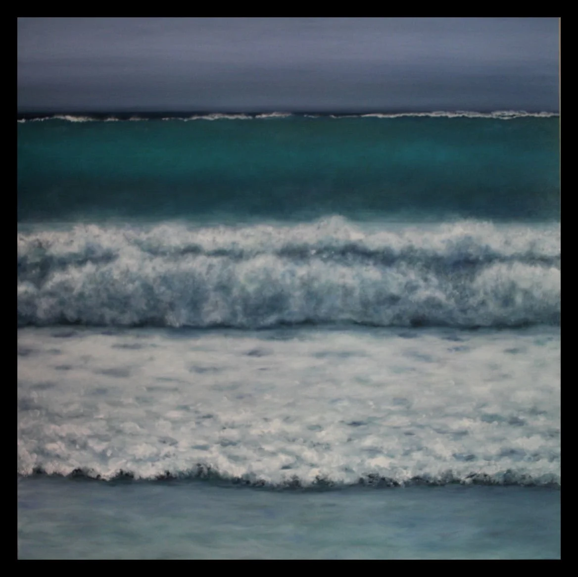 Wave, Wave, Wave · 48 x 48 · Oil on canvas