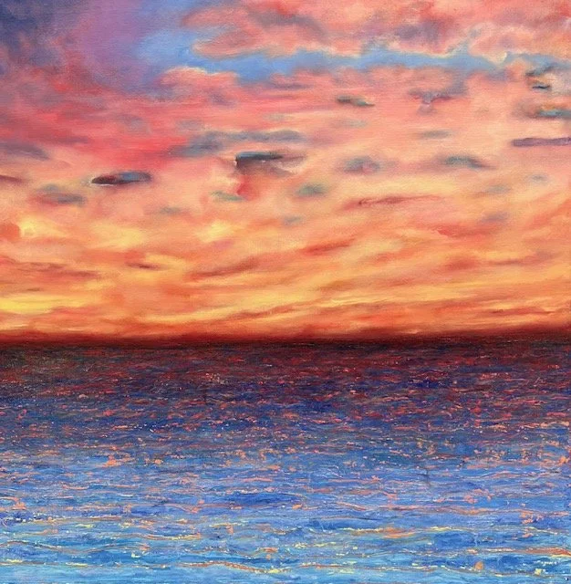 Long Time Coming · 36 x 36 · Oil on canvas