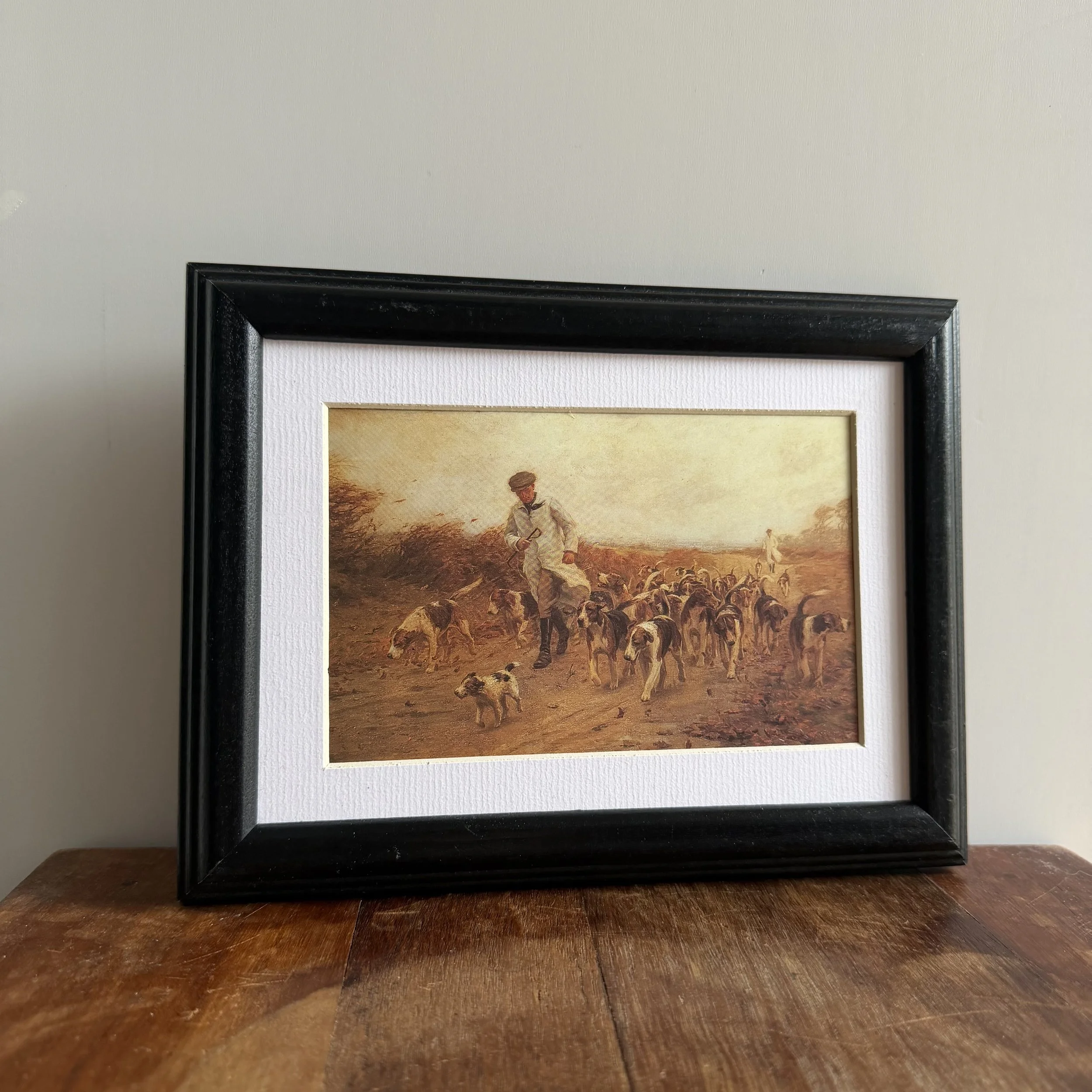 Framed Hunting Dog Print