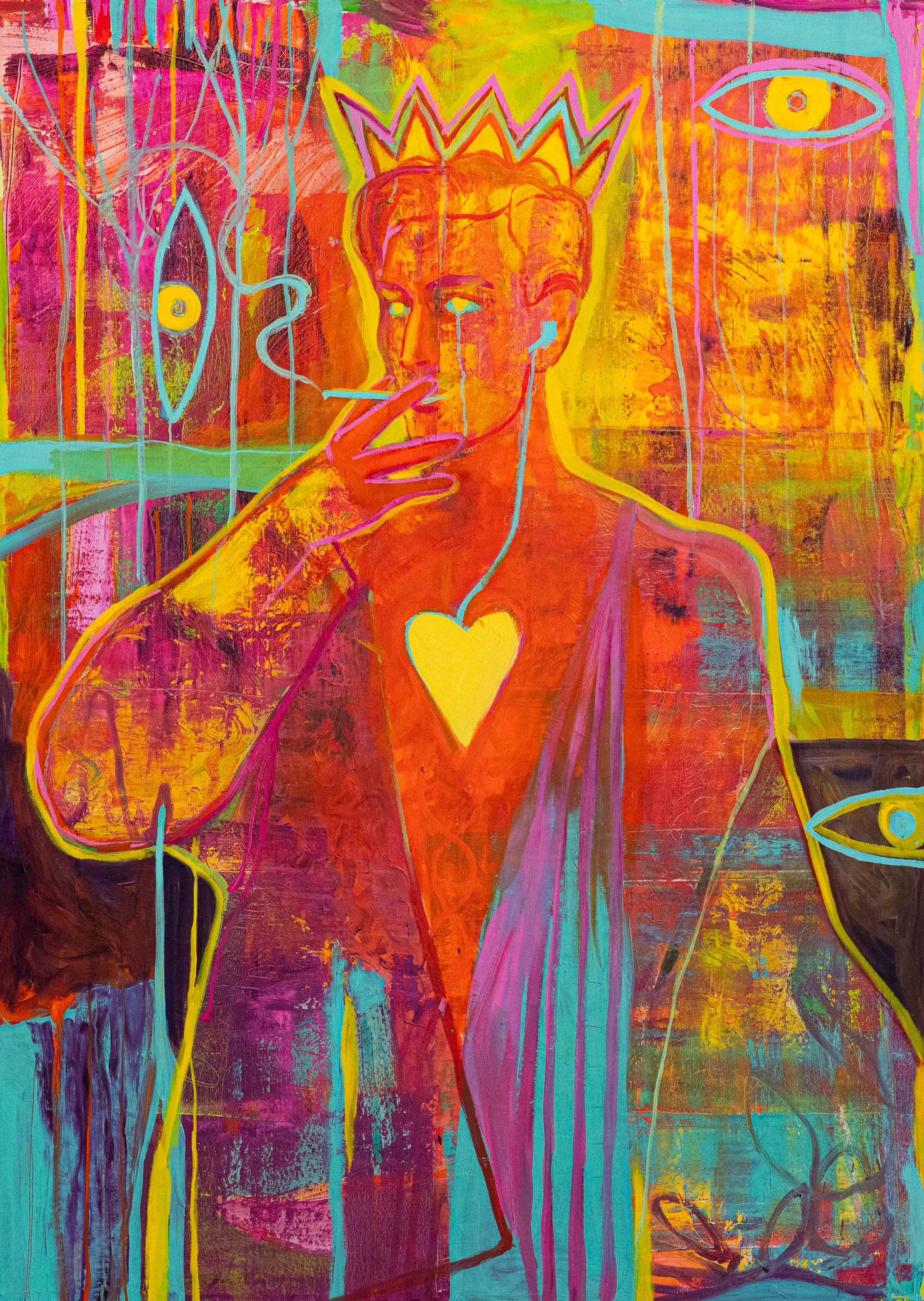 Discover Personal Sovereignty, an original figurative oil painting by Hrvoje Majer. This contemporary artwork explores self-awareness, personal growth, inner balance and the journey towards becoming the author of your own life.