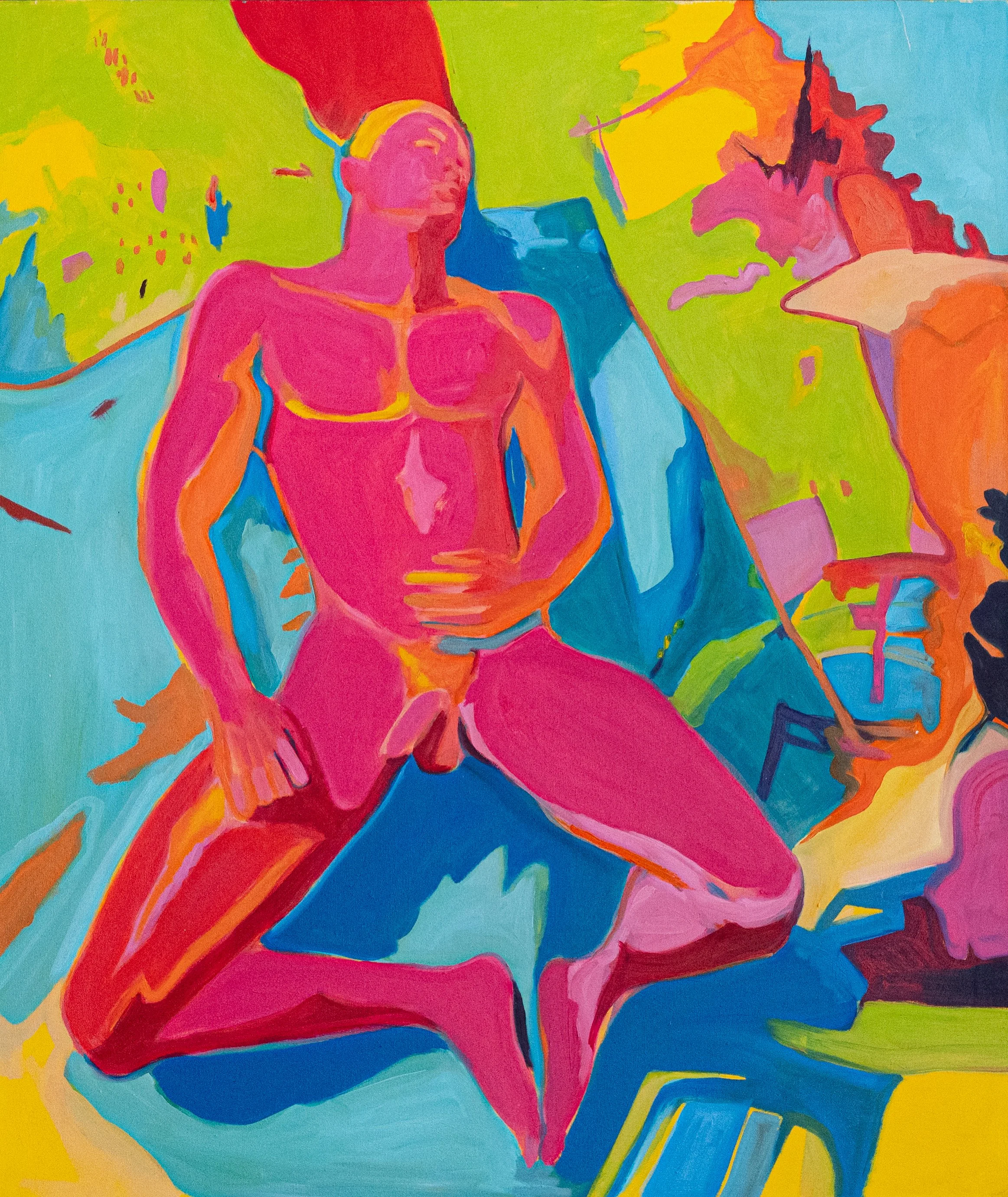 Discover Mapping the Self, an original symbolic figurative oil painting by Hrvoje Majer exploring emotional awareness, self-discovery and the first steps towards personal transformation.