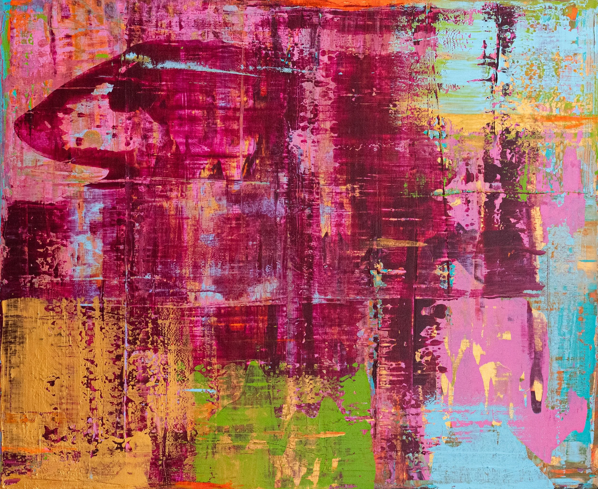 Discover Afterglow, an original contemporary abstract painting by Hrvoje Majer. Part of the artist's Abstract Collection, this expressive work explores transformation, layered colour, texture and the enduring beauty of creative renewal.