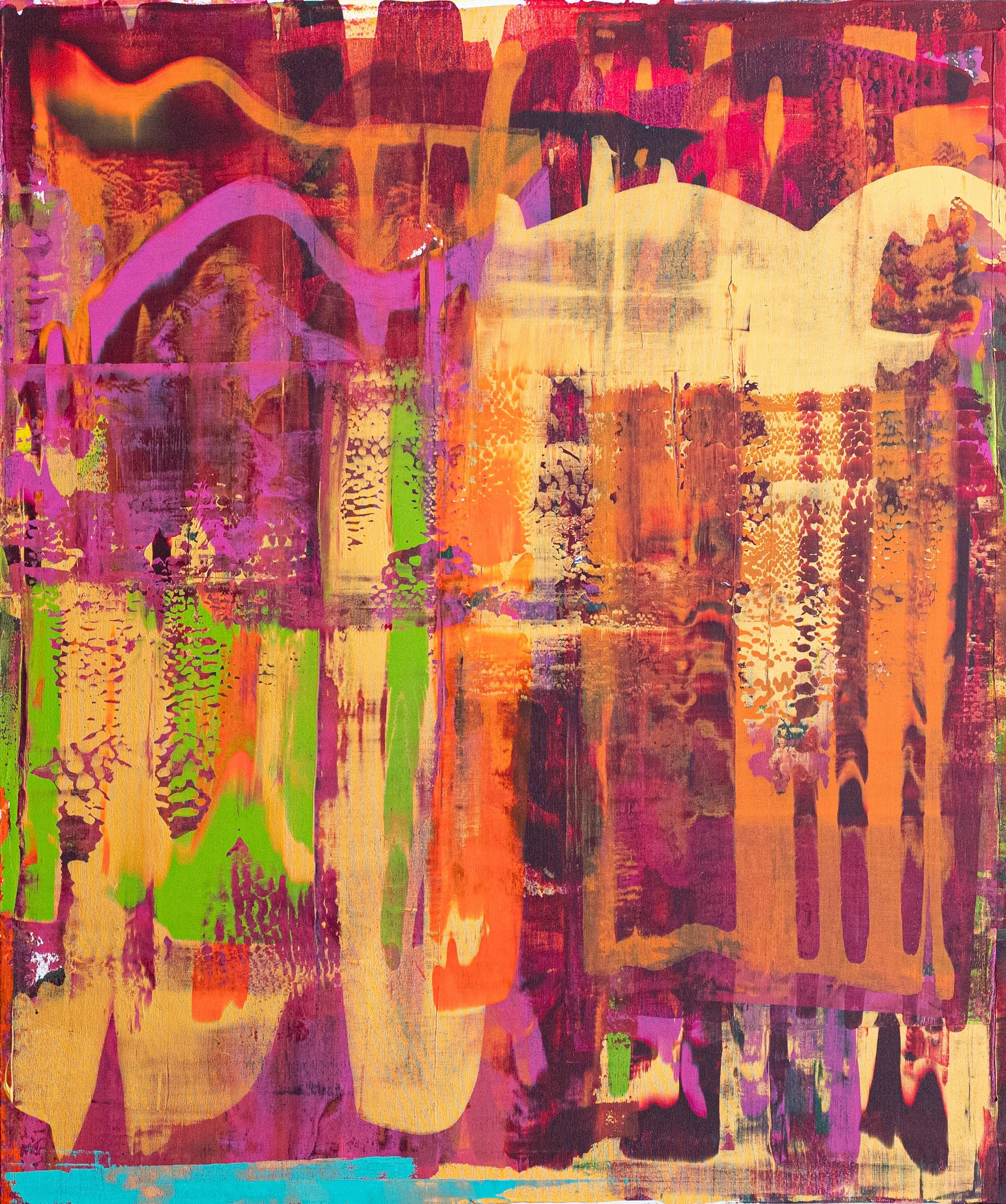 Discover Resurgence, an original contemporary abstract painting by Hrvoje Majer. Part of the artist's Abstract Collection, this expressive work explores transformation, layered colour, texture and the renewal of creative energy.