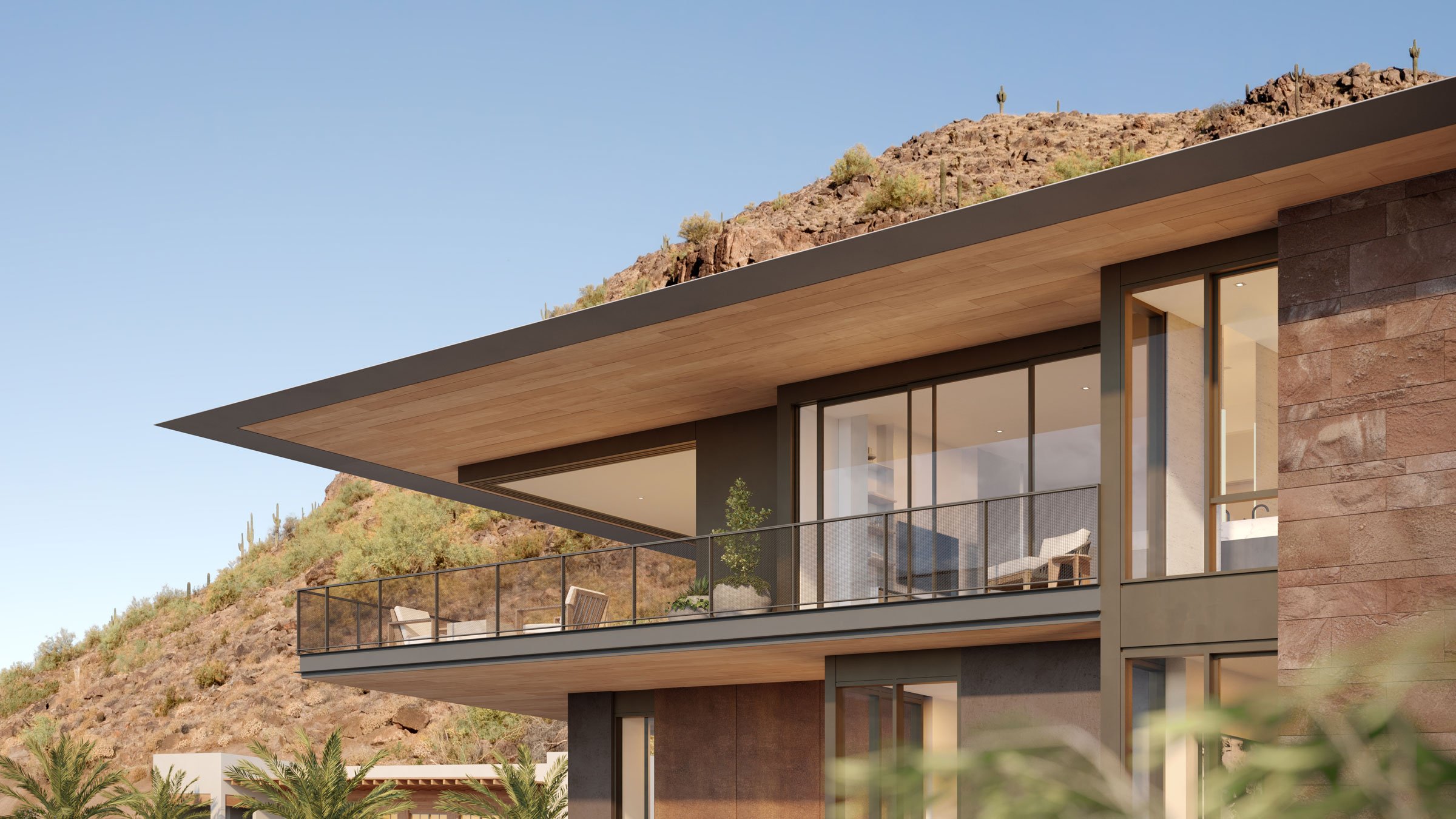 Dramatic roofline of Summit at Olson Kundig