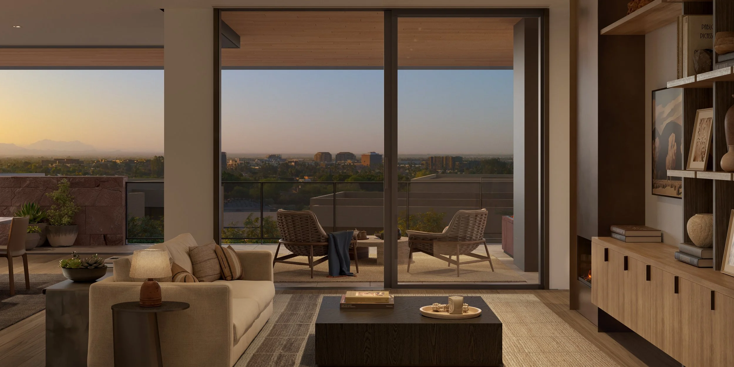Floor to ceiling windows
