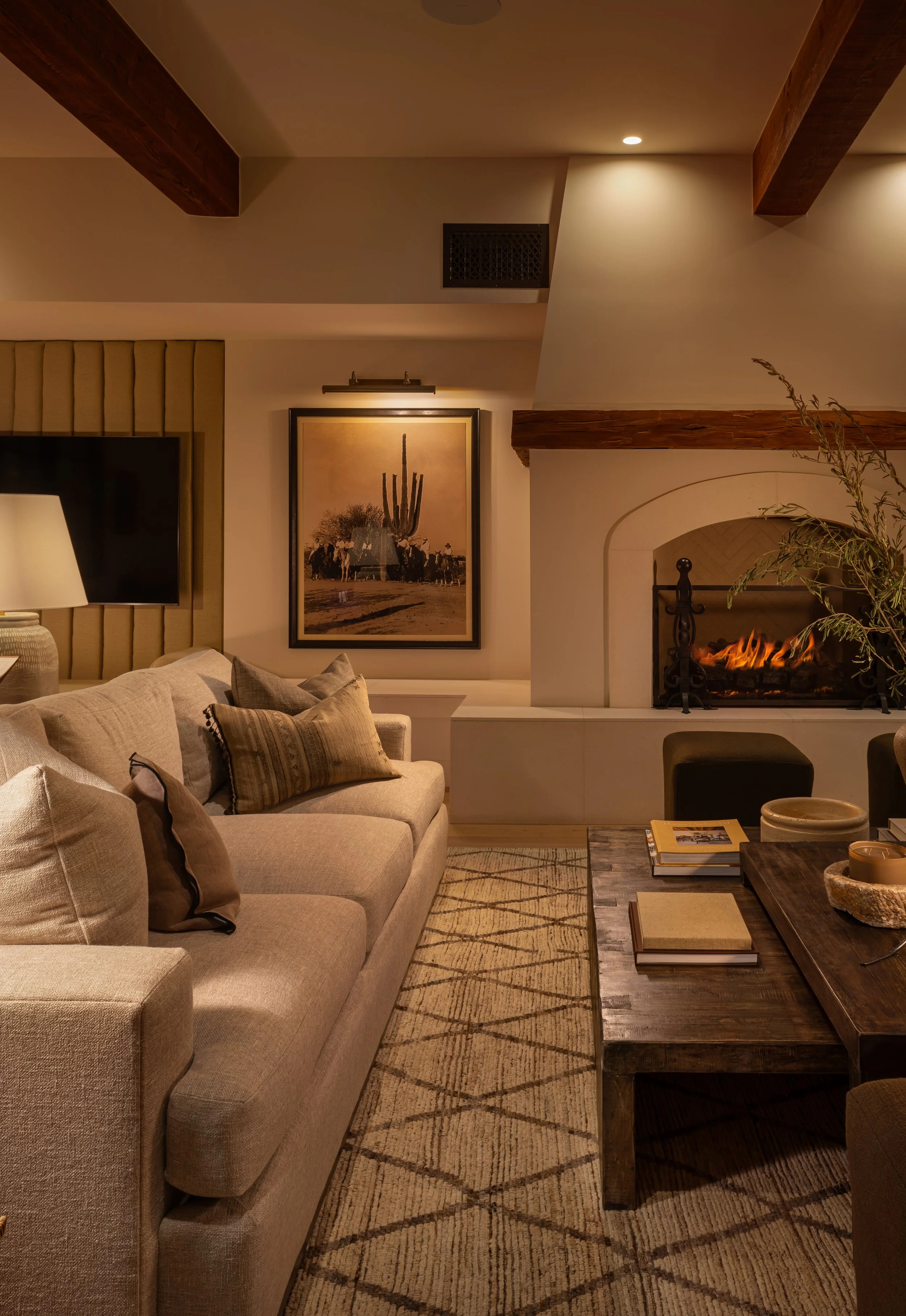 Fireplace in the Great Room