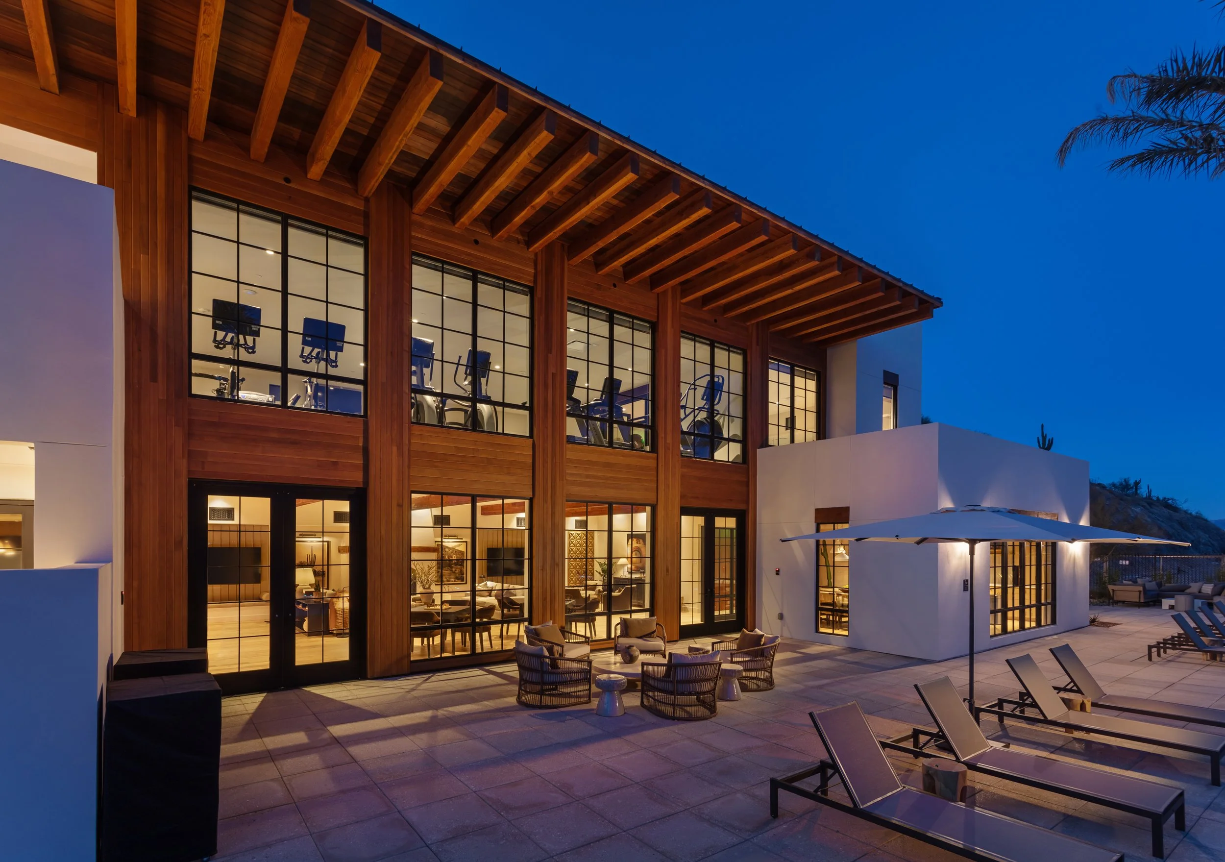 Mountain Club wood exterior