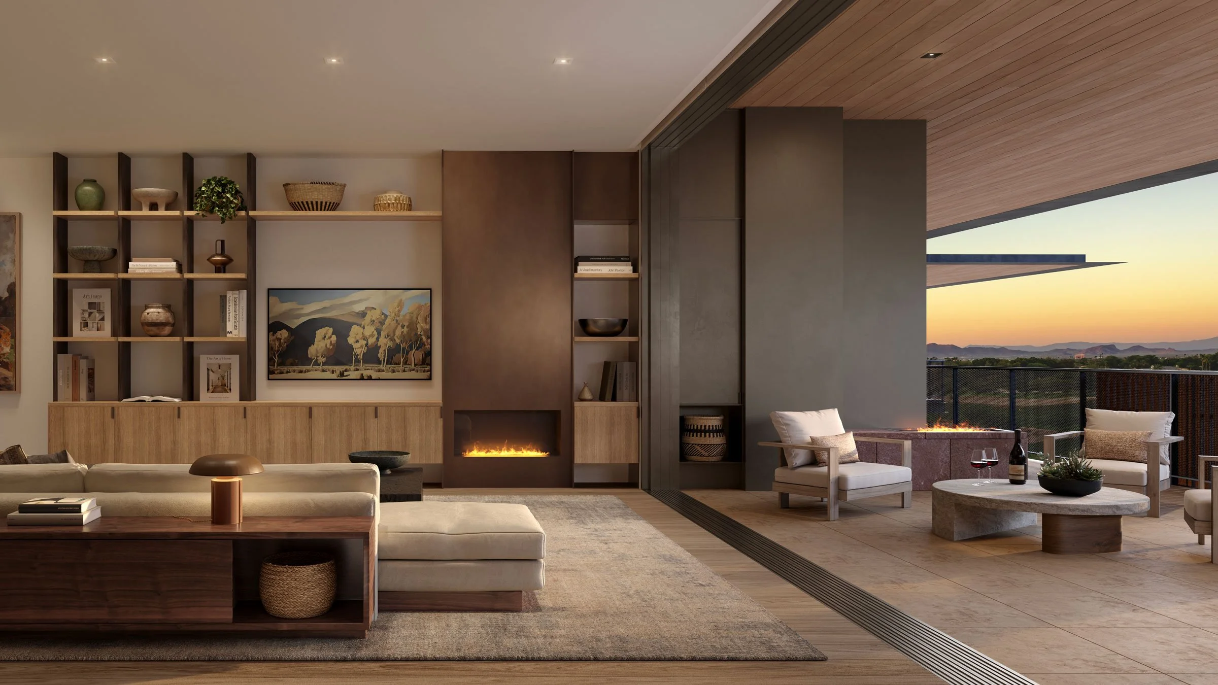 Indoor Outdoor Living at Summit by Olson Kundig