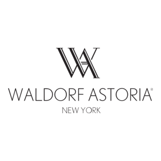 Waldorf Astoria logo with the text 'Waldorf Astoria New York'.