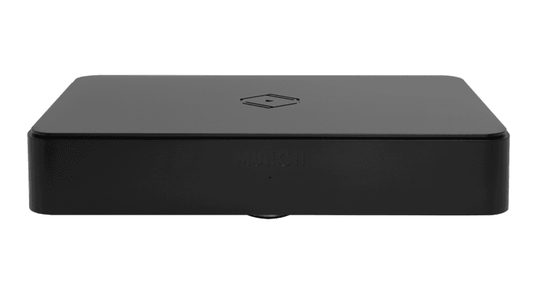 Black rectangular device with a logo on top and the brand name 'AUGIC' on the front
